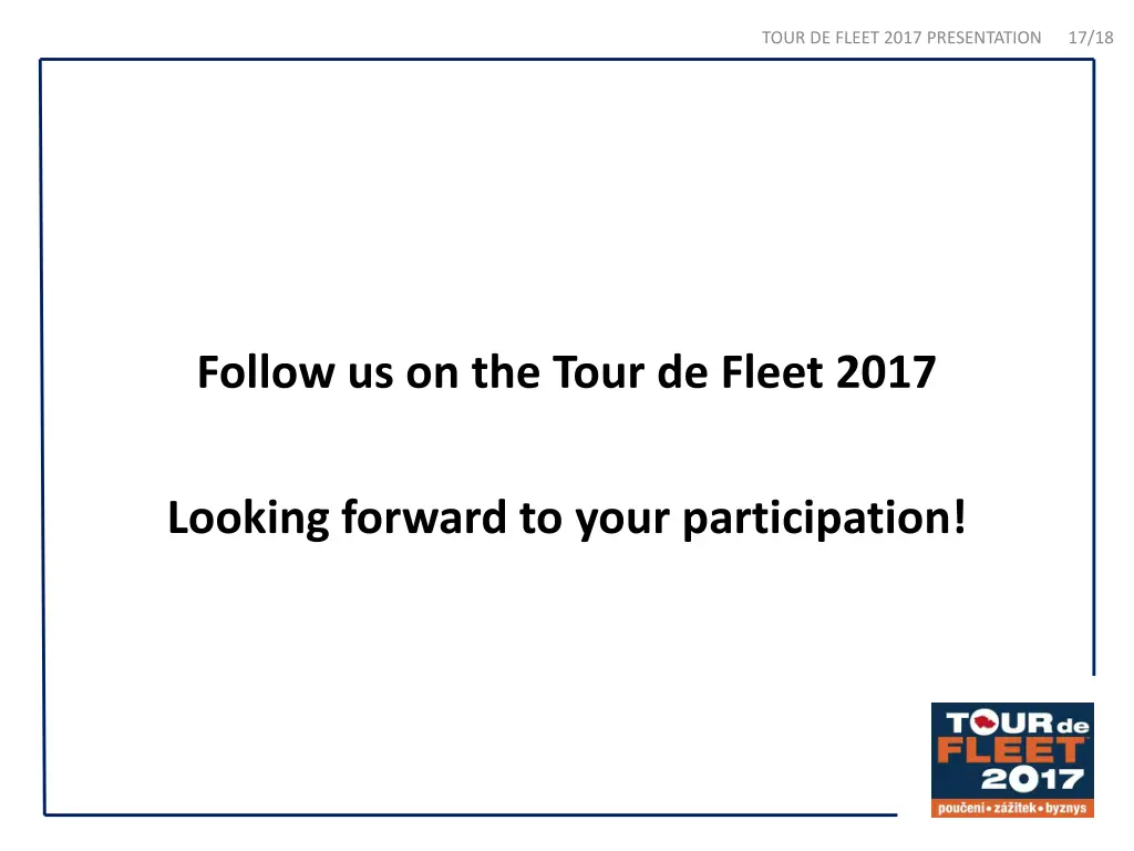 tour de fleet 2017 presentation 17 18