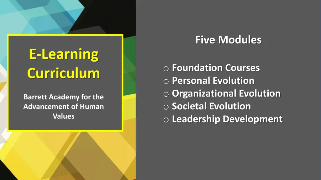five modules