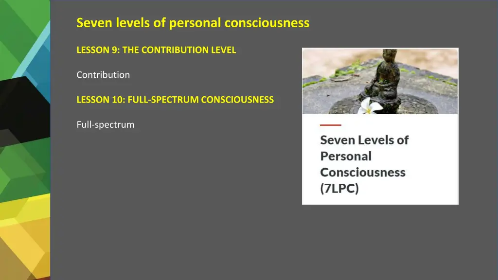 seven levels of personal consciousness 2