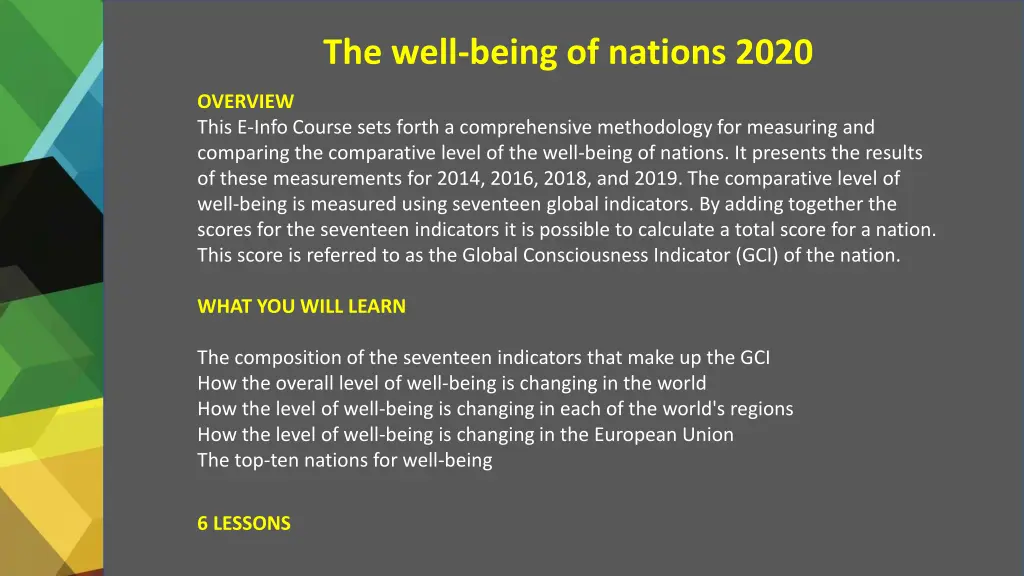 the well being of nations 2020