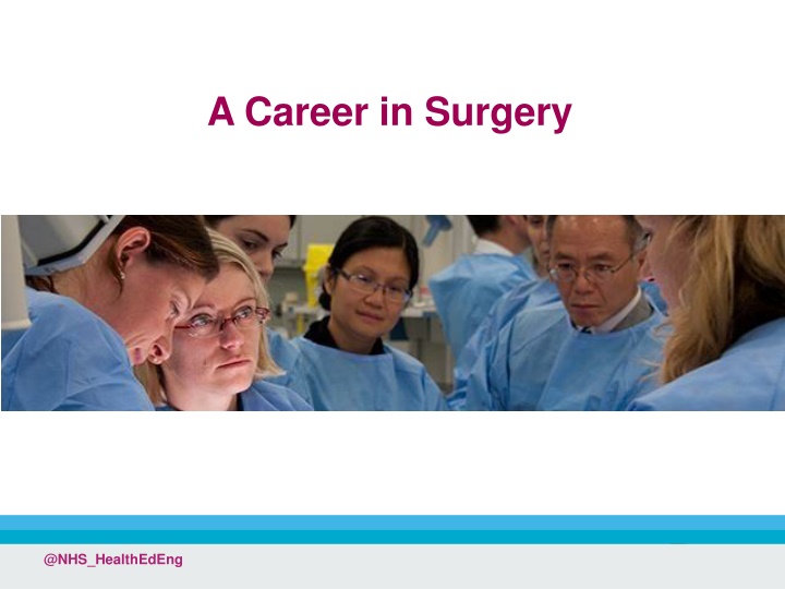 a career in surgery