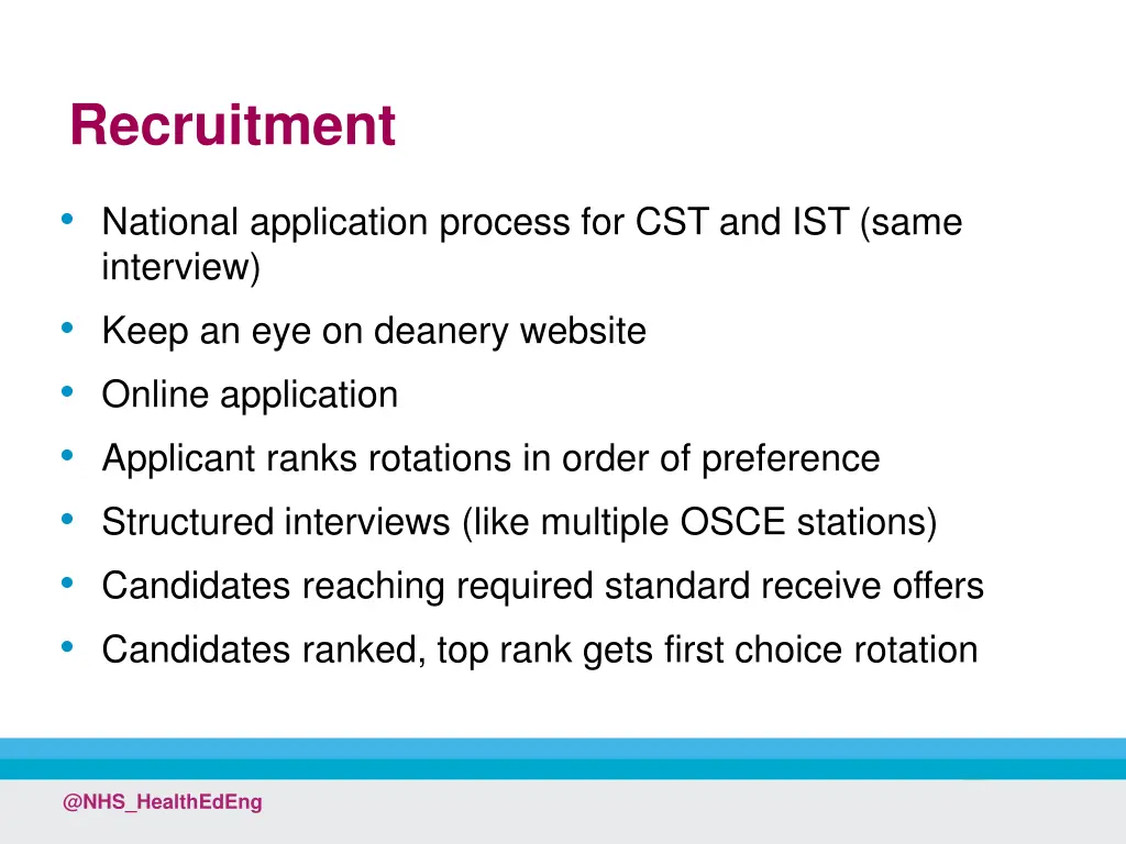 recruitment