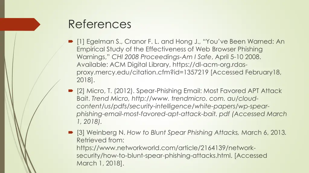 references