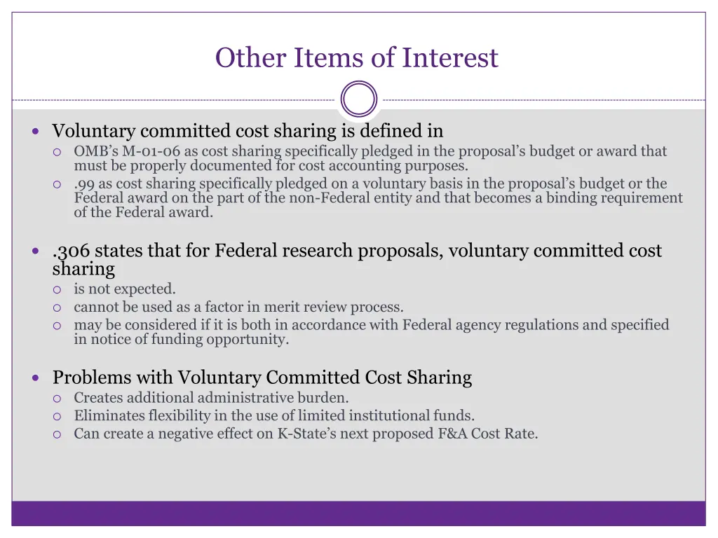 other items of interest 2