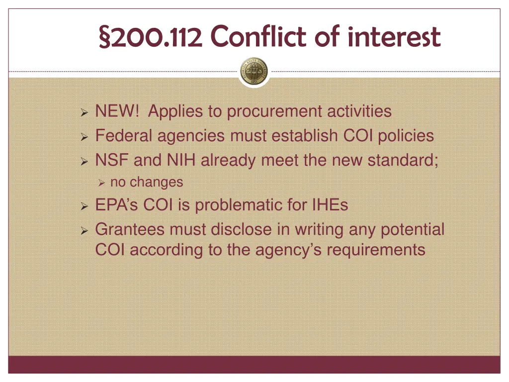 200 112 conflict of interest