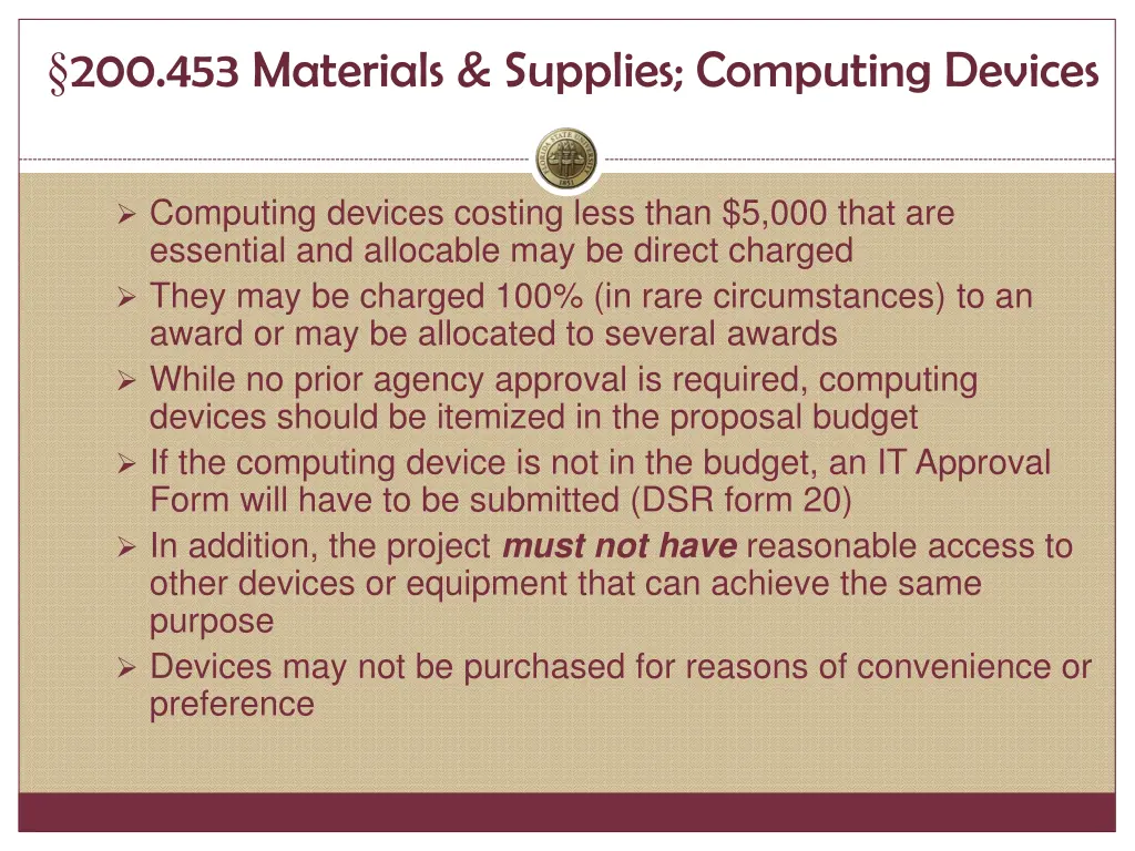 200 453 materials supplies computing devices