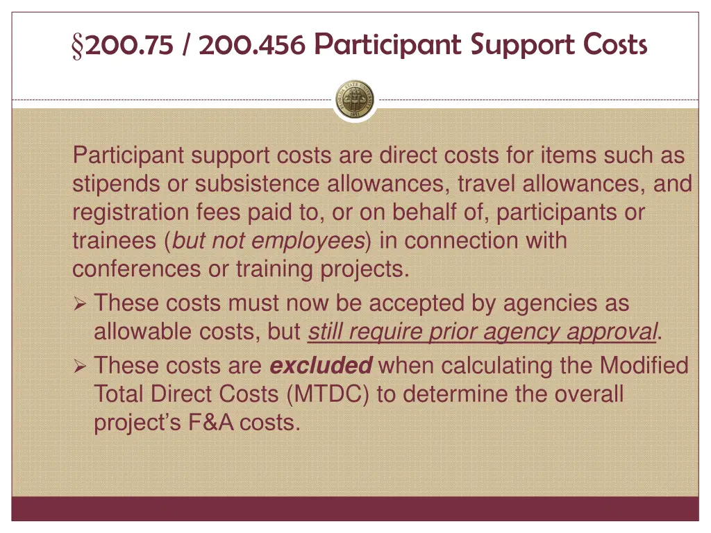 200 75 200 456 participant support costs