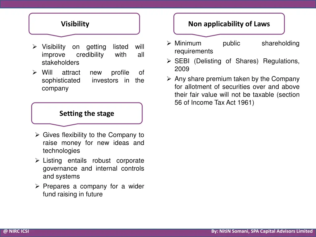 higher visibility credibility