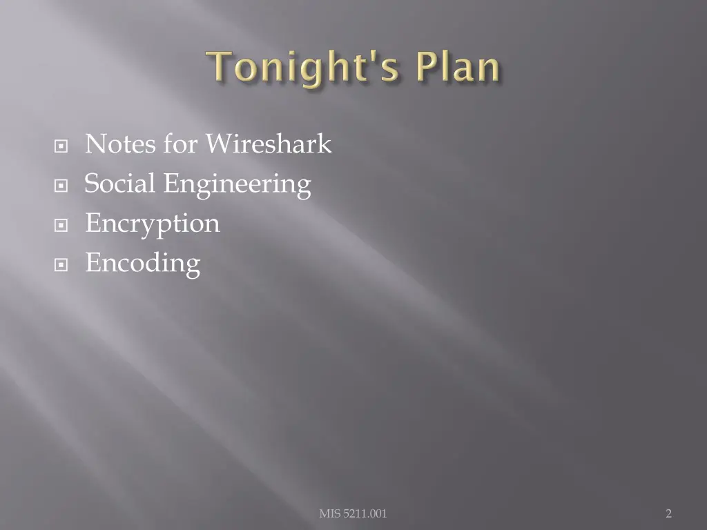 notes for wireshark social engineering encryption