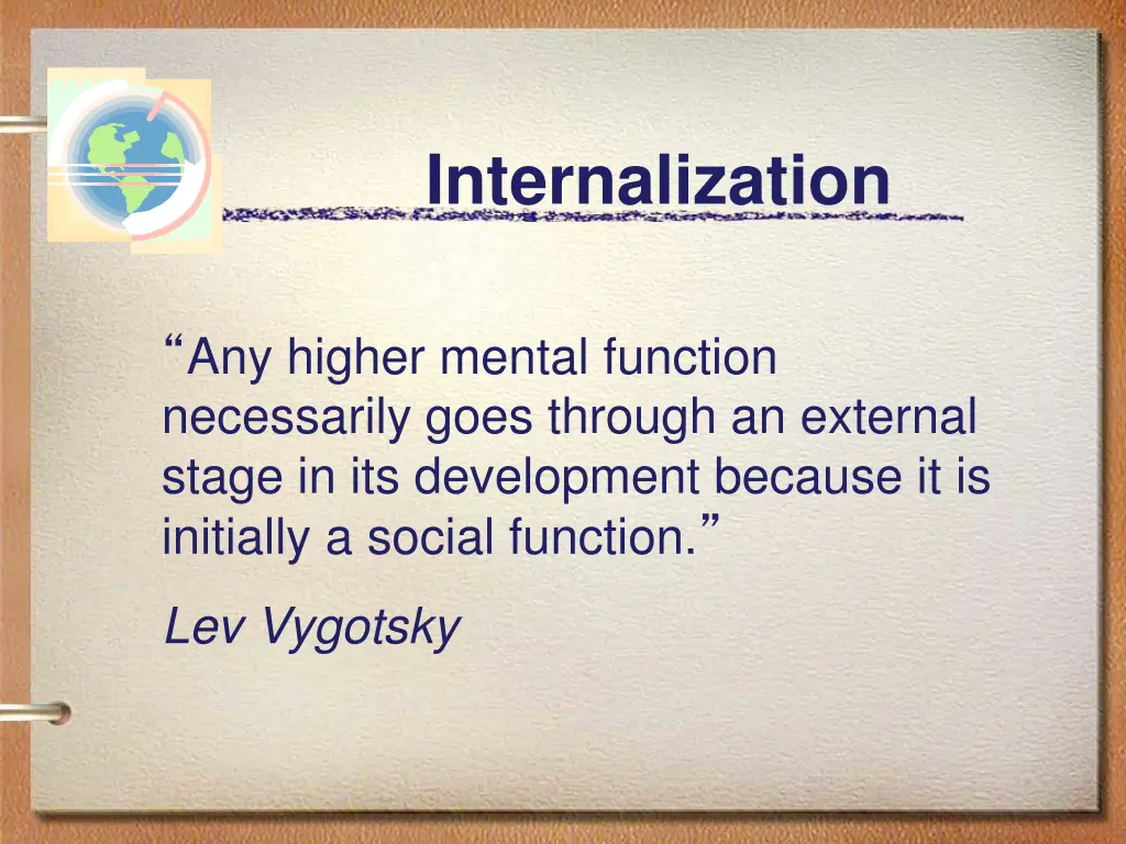 internalization