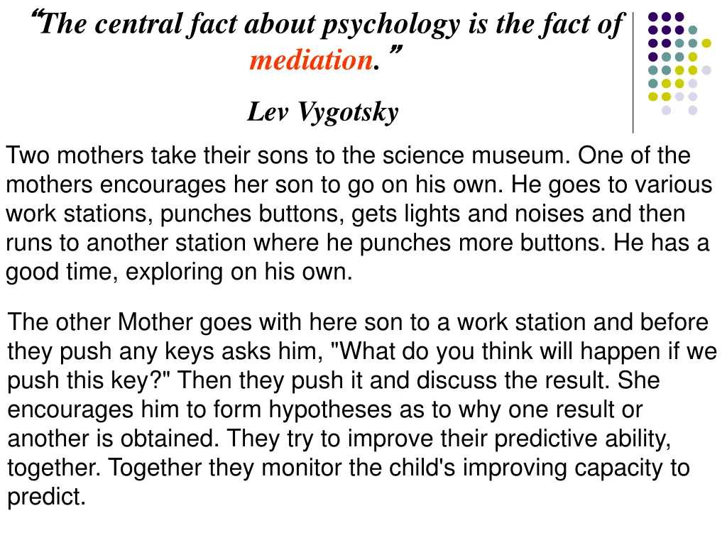 the central fact about psychology is the fact 1