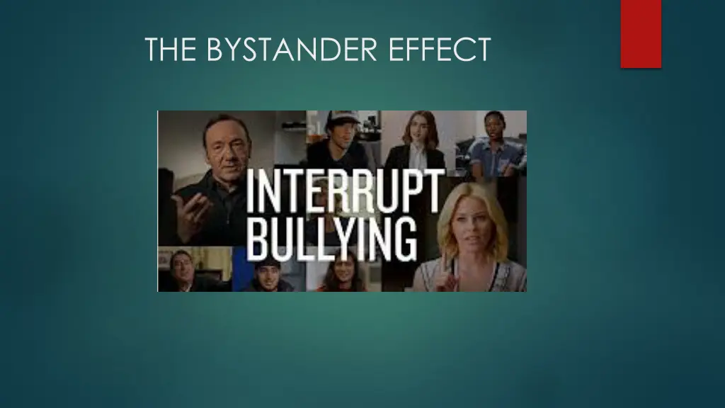 the bystander effect