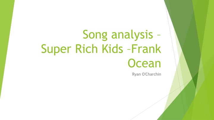 song analysis