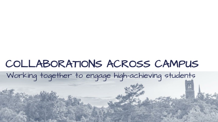 collaborations across campus collaborations