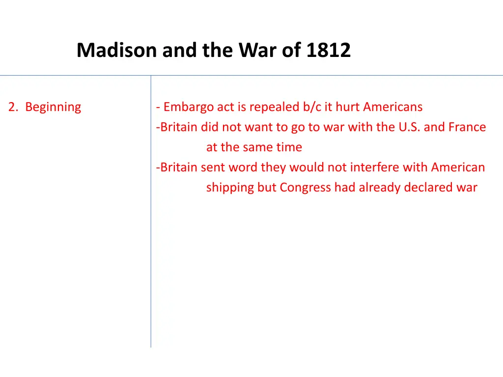 madison and the war of 1812 2