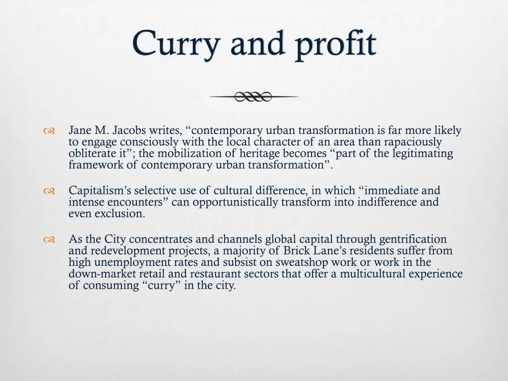 curry and profit