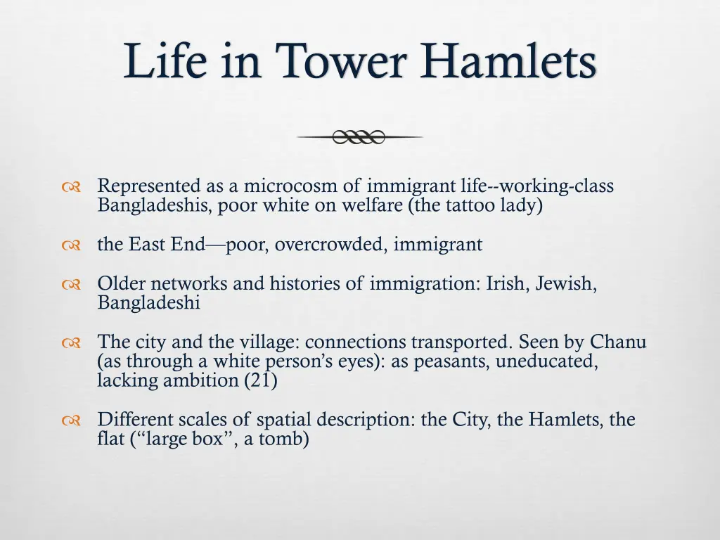 life in tower hamlets