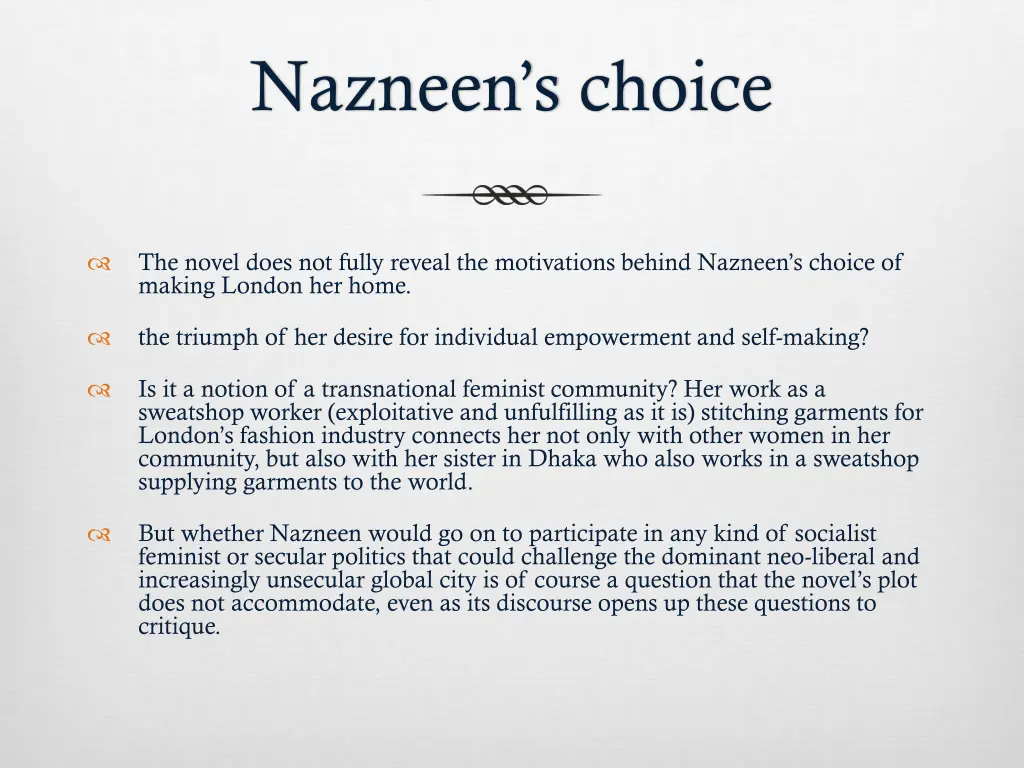 nazneen s choice