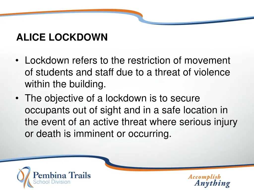 alice lockdown