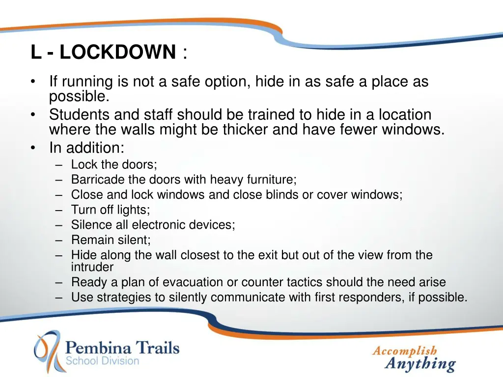 l lockdown