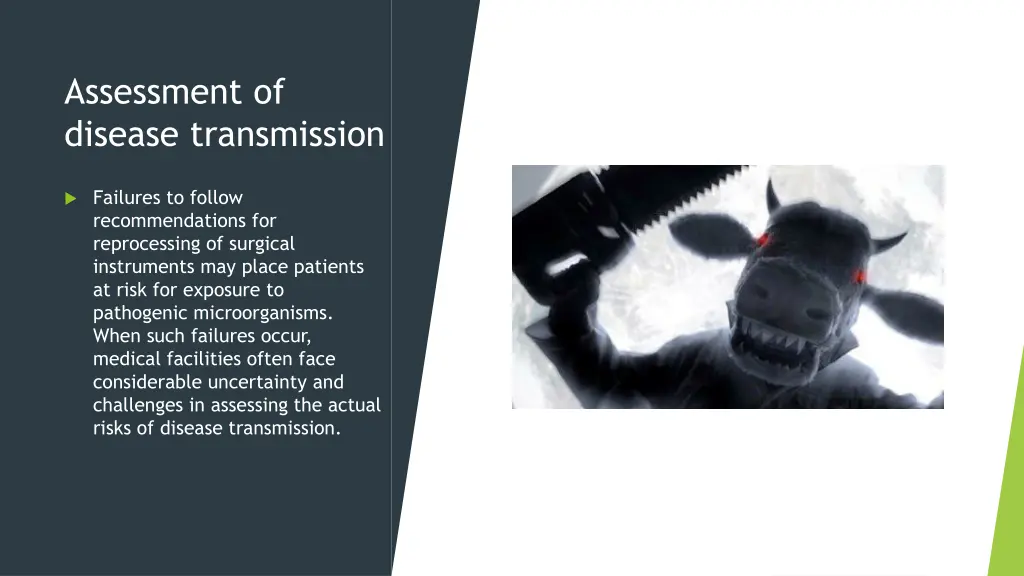assessment of disease transmission