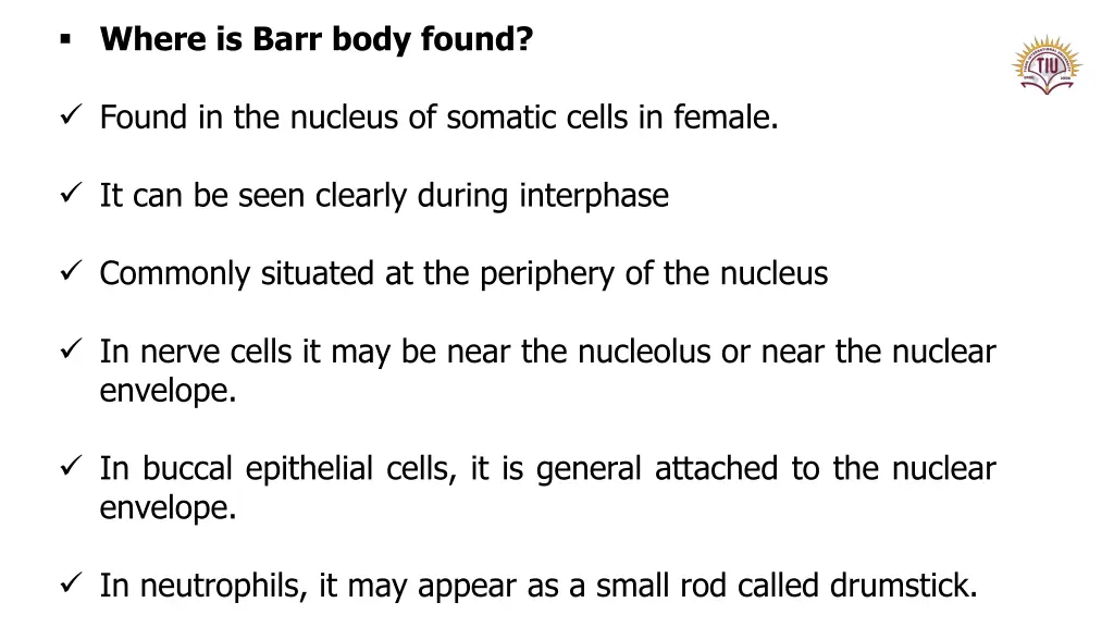 where is barr body found