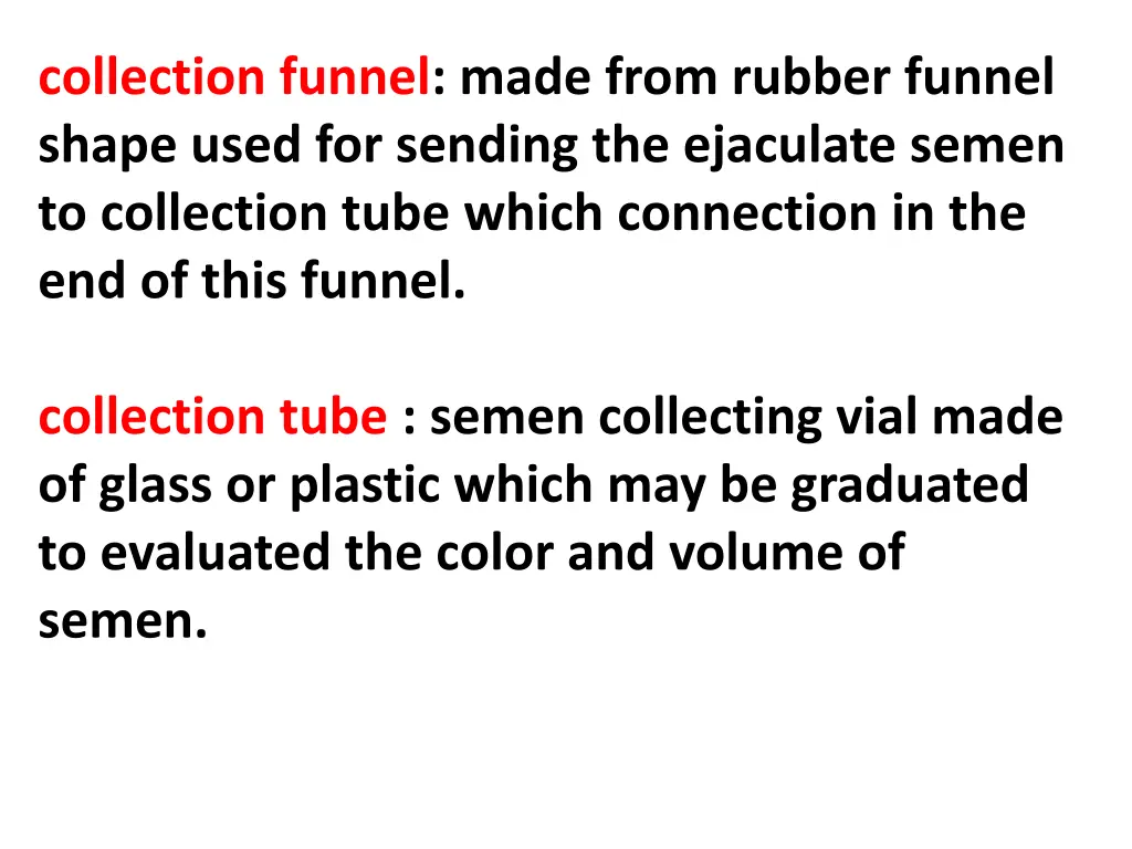 collection funnel made from rubber funnel shape