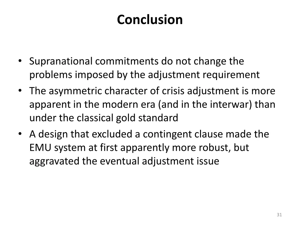conclusion