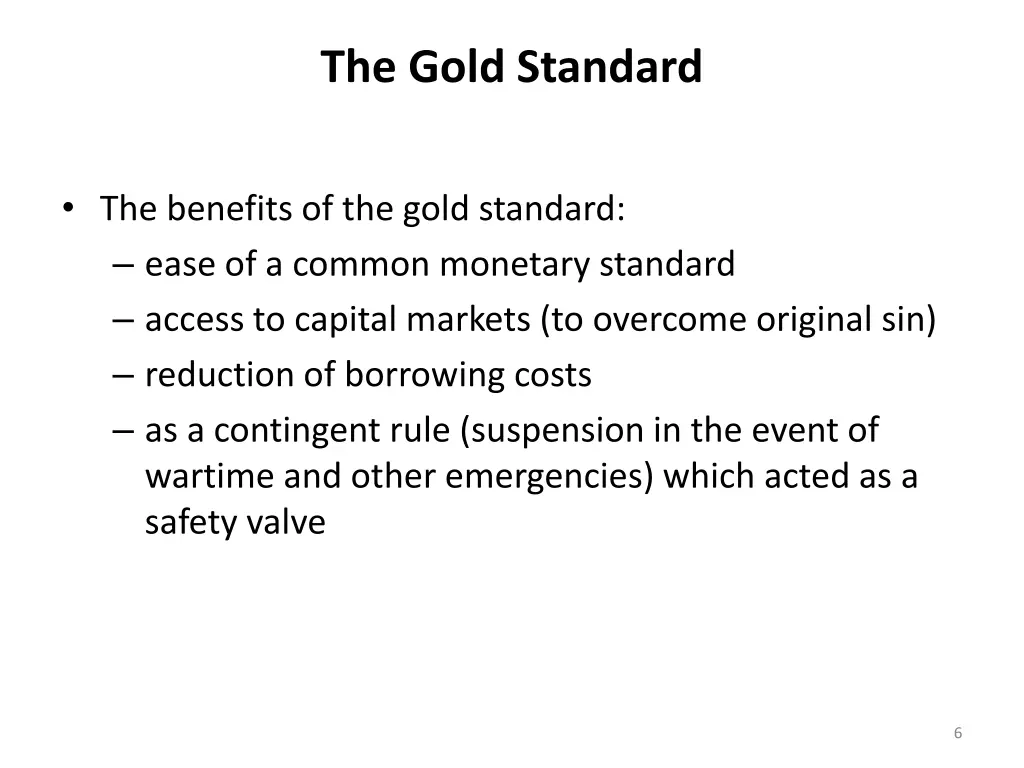 the gold standard 2