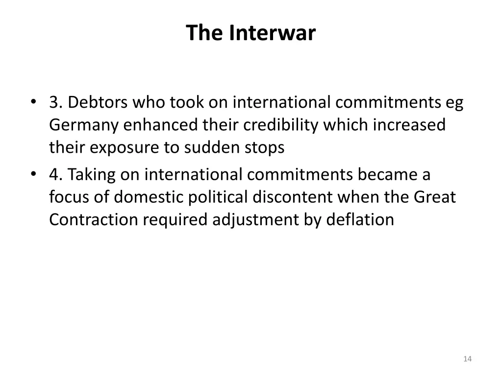 the interwar 1