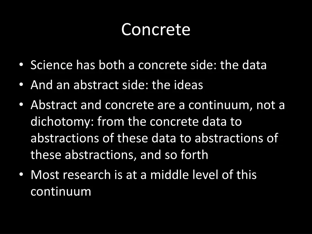 concrete