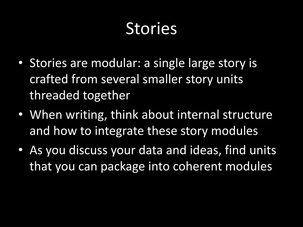 stories