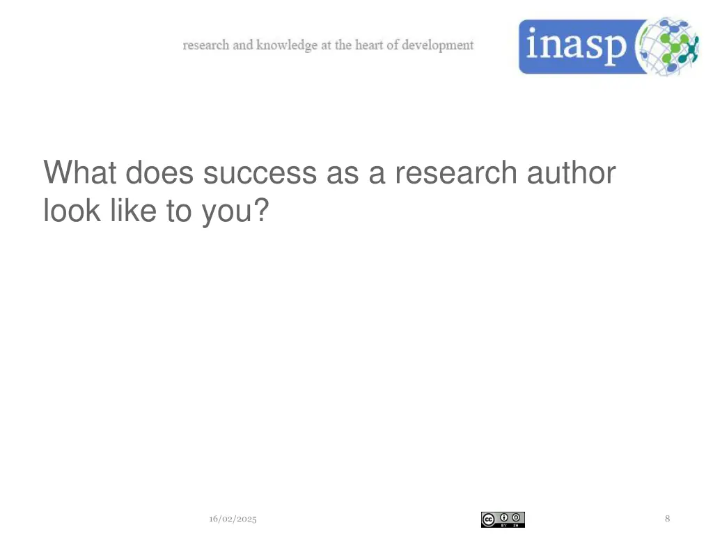 what does success as a research author look like