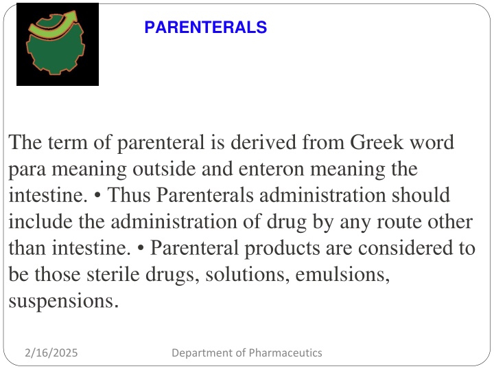 parenterals
