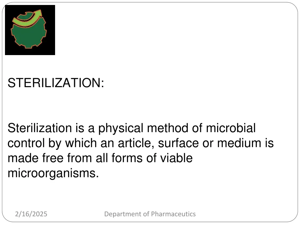 sterilization