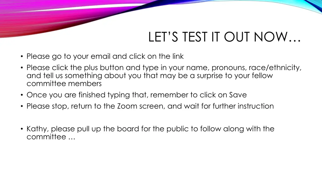 let s test it out now