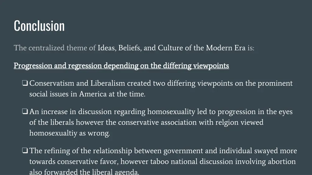 conclusion