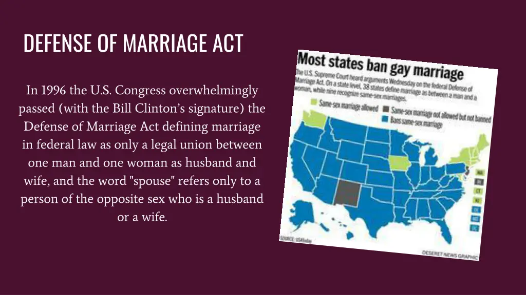 defense of marriage act