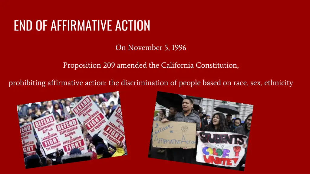 end of affirmative action