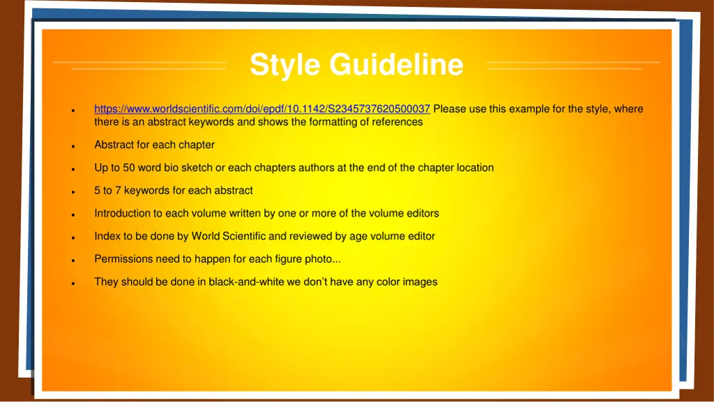 style guideline
