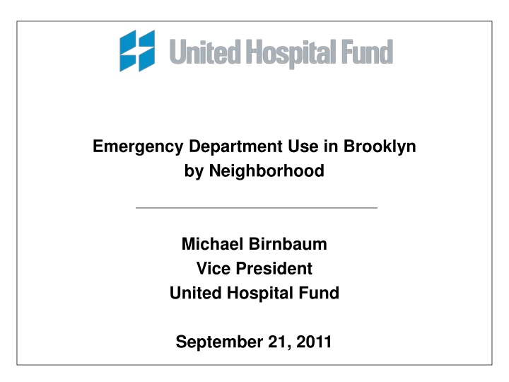 emergency department use in brooklyn