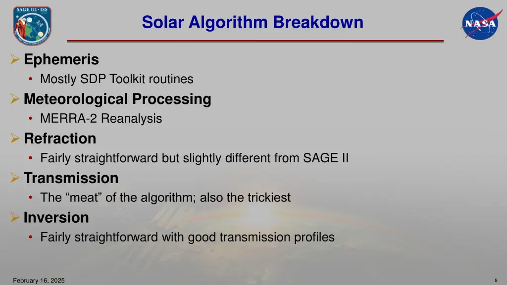 solar algorithm breakdown