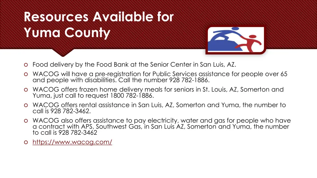 resources available for yuma county