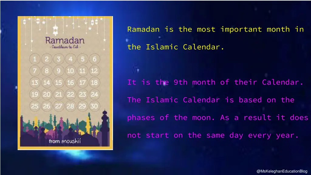 ramadan is the most important month in