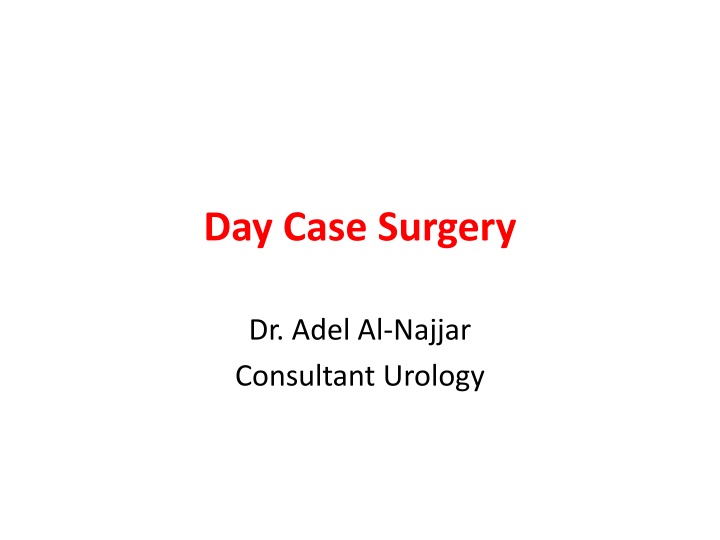 day case surgery