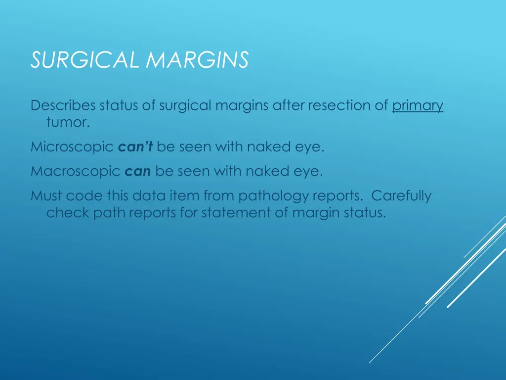 surgical margins
