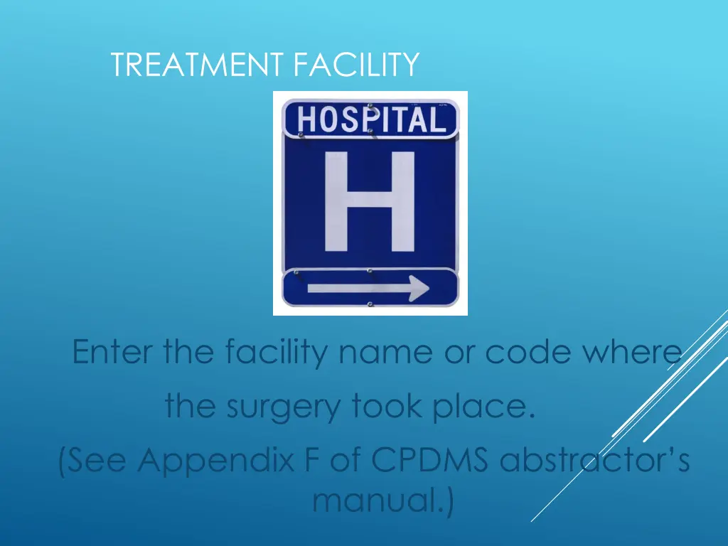 treatment facility