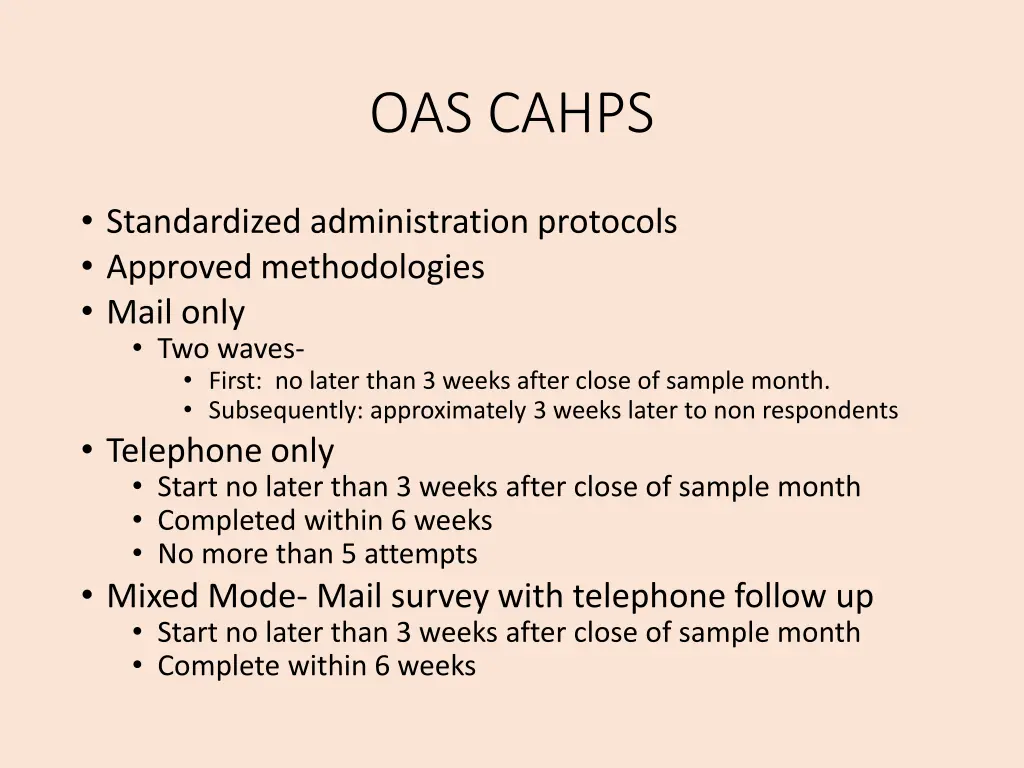 oas cahps 1