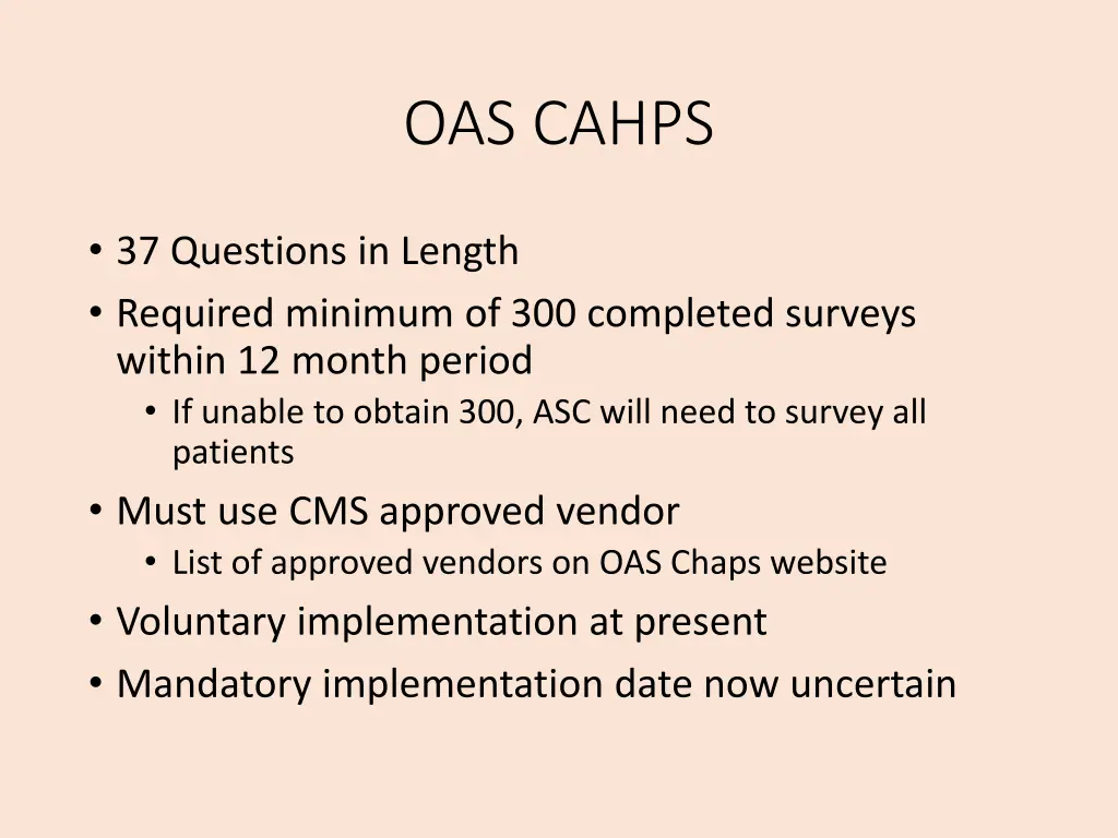 oas cahps 2