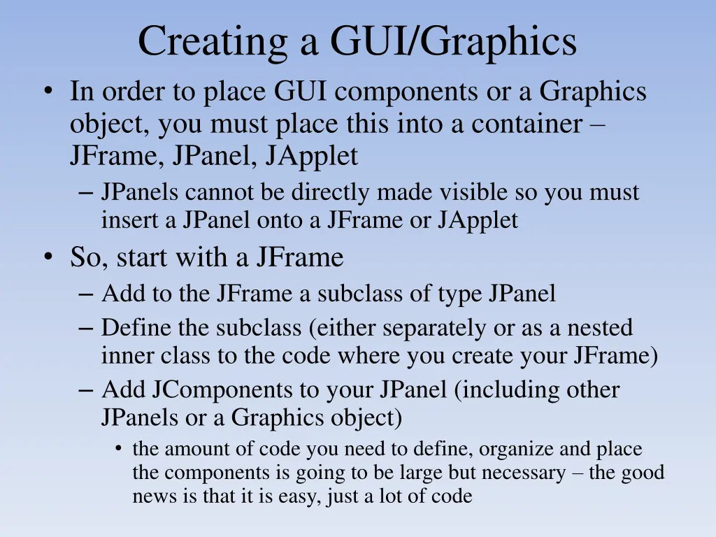 creating a gui graphics in order to place